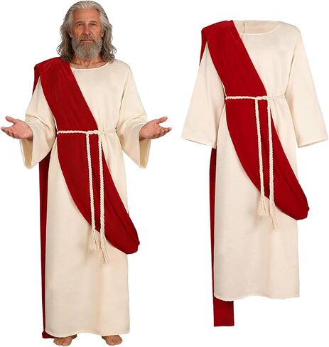 زي يسوع الرجالي، رداء توغا الحكيم اليوناني، زي تنكري روماني قديم للبالغين in Kuwait