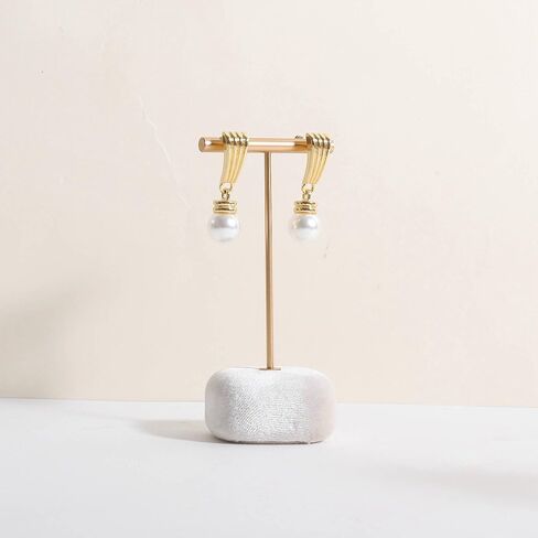 GemeShou Green Earring Display Stand for Selling, Velvet Earring T Bar Stand Jewelry Display, Jewelry Earring Holder Organizer【Green】 in Saudi Arabia