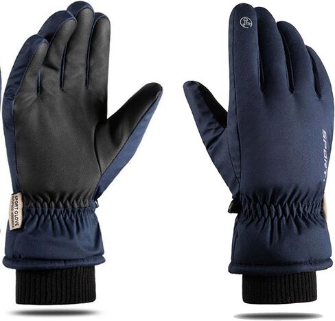 Women Ski Snow Gloves Windproof Thermal Gloves Men Winter Warm Glove Mitts Touchscreen for Skiing/Cycling/Working in Kuwait