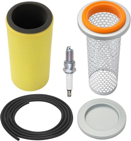 JAVIK Air Filter With Filter Cage End Cap Seal Kit And Spark Plug For Yamaha Rhino 450 660 2004-2009 O.E.M# 5UG-E4451-00-00 in Saudi Arabia