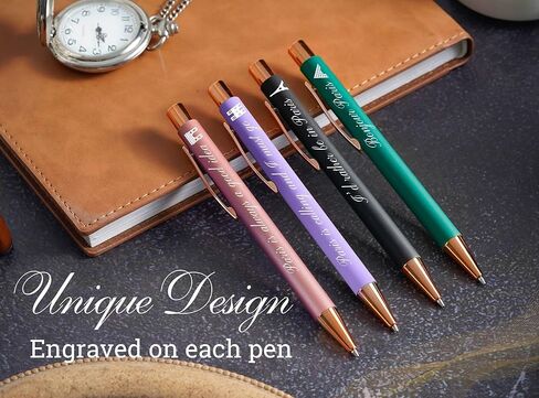 InnoBeta Paris Gifts for Women, French France Themed Gifts for Christmas, Birthday, Ballpoint Pen Set of 4 in Kuwait