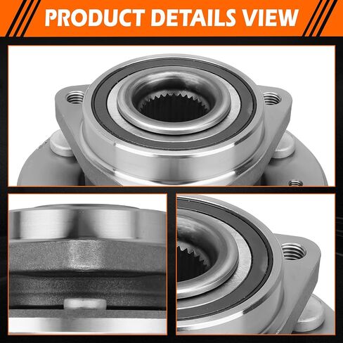 GAHA 513277 Front or Rear Wheel Hub Bearing Assembly Fit for GMC Acadia 2007-2016, Acadia Limited 2017, for Chevy Traverse 2009-2017, for Buick Enclave 2008-2017, for Saturn Outlook 07-10 w/ABS 6 Lugs in Kuwait