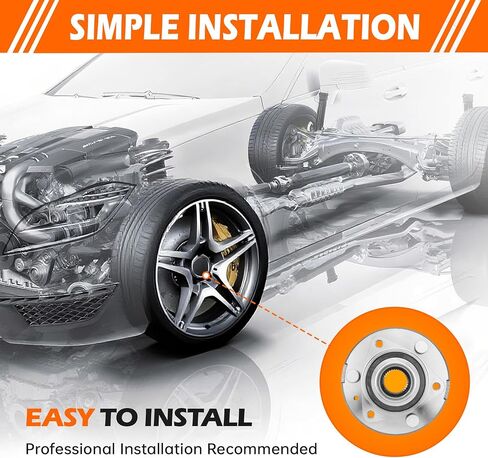 GAHA 513277 Front or Rear Wheel Hub Bearing Assembly Fit for GMC Acadia 2007-2016, Acadia Limited 2017, for Chevy Traverse 2009-2017, for Buick Enclave 2008-2017, for Saturn Outlook 07-10 w/ABS 6 Lugs in Kuwait