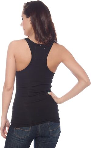 عبوة من 4 قمصان نسائية مضلعة بدون أكمام من Zenana مقاس صغير، أسود، أسود، أبيض، أبيض in Kuwait