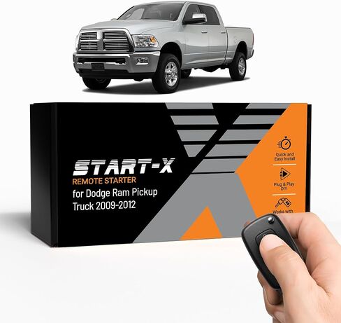 مجموعة أدوات التشغيل عن بعد Start-X لشاحنات دودج رام ديزل (2009، 2010، 2011، 2012) | مفتاح الإشعال | تثبيت التوصيل والتشغيل | قفل 3X لبدء التشغيل عن بعد | الربط صفر الأسلاك in Kuwait