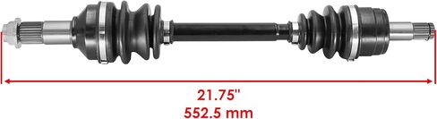 كالتريك B5R-2518F-01-00 محور السيرة الذاتية الأمامي الأيسر أو الأيمن متوافق مع Yamaha Kodiak 450 YFM450 2020-2026 in Saudi Arabia