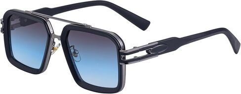 Cyxus Aviator Sunglasses for Men Retro Street Styles Fashion Shades Daily Wear UV Protection 1352 in Saudi Arabia
