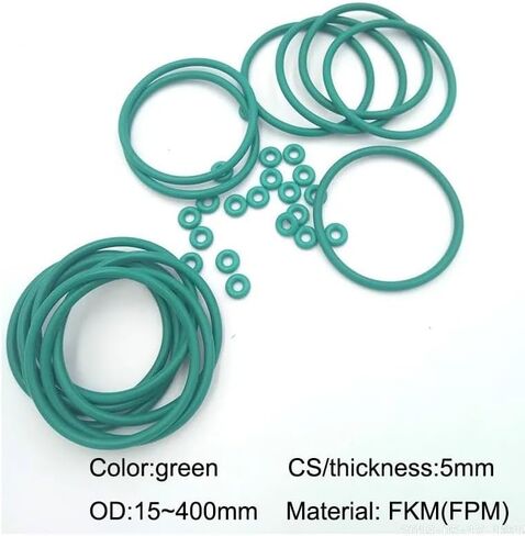 15mm~400mm*5mm thickness/CS Green rings Oil sealing Gasket(OD19x5mm 5pcs) in Saudi Arabia
