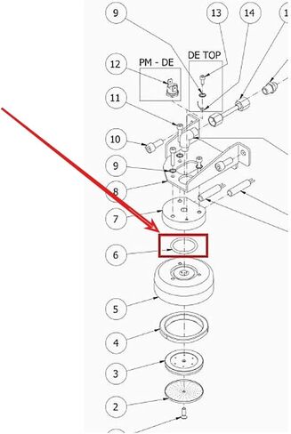 الآلة، ملحق حلقة الغلق فوق رأس التخمير، قطعة واحدة in Kuwait