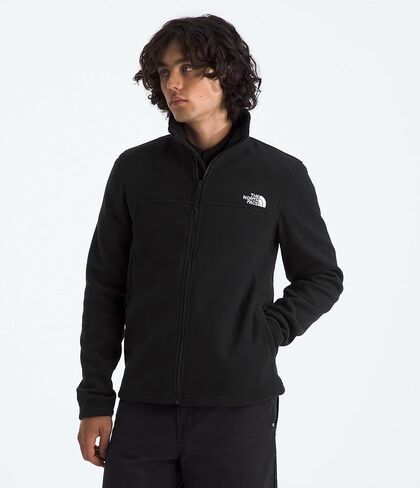 سترة Antora Triclimate للرجال من The North Face - هيكل مقاوم للماء، طبقة صوف داخلية دافئة، غطاء رأس قابل للتعديل مع رباط، أسود أرز/TNF، مقاس X-Large in Saudi Arabia