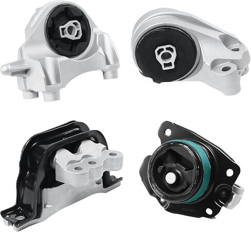 مجموعة حامل ناقل الحركة مكونة من 4 قطع متوافقة مع تشيفي إكوينوكس وجي إم سي تيرين 2010-2017، تشيفي كابتيفا سبورت 2012-2015 - L4 2.4 لتر ناقل حركة أوتوماتيكي in Kuwait