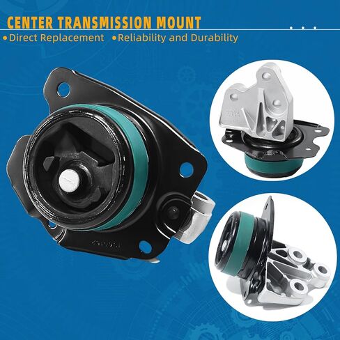 مجموعة حامل ناقل الحركة مكونة من 4 قطع متوافقة مع تشيفي إكوينوكس وجي إم سي تيرين 2010-2017، تشيفي كابتيفا سبورت 2012-2015 - L4 2.4 لتر ناقل حركة أوتوماتيكي in Kuwait