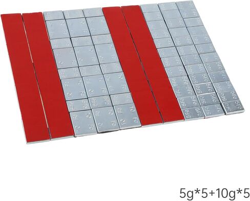 100 Piece Wheel Weights, 5g-80Pcs, 10g-20Pcs Adhesive Stick on Wheel Weights, for Car, Truck in Saudi Arabia
