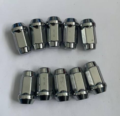 1/2-20 Front Rear Wheel Lug Nuts Replacement for Ford Explorer, Ranger, Taurus & Mazda B2500 & Mercury Mountaineer & Dodge Challenger & Lincoln MKS & Plymouth & Chrysler in Saudi Arabia