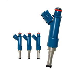 4-Count Fuel Injector Compatible with Prius 2010-2015, Tundra 2012-2013, Sequoia 2012-2013, Lexus CT200H - L4 1.8L & V8 5.7L Replacement for 84212373 FJ1055 23209-39195 23250-37020 23209-37020 in Kuwait