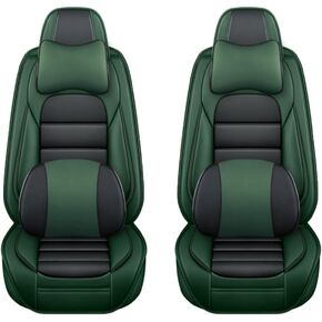 Car Seat Covers for Chrysler Pacifica Hybrid 2004-2024,2 Seats Red and Black Waterproof Seat Covers with Airbag,Leather Seat Covers for Cars,Anti-Slip Auto Seat Cover Sets(Luxury) in Kuwait