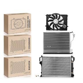 Replacement Parts for Radiator&AC Condenser&Cooling Fan Kit for Mercedes-Benz W220/221 S55/65 AMG Mod-A58PP-94674 in Kuwait