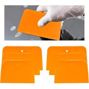 6 قطع من موزعات حشو الجسم، 4، 5، 6 بوصة، كاشطات معجون للجسم قابلة لإعادة الاستخدام، أدوات بلاستيكية صلبة متعددة الأغراض لوضع الحشو، والمعاجين، والزجاج، والسد، والطلاء in Kuwait