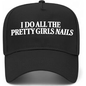 I Do All The Pretty Girls Nails Vintage Trucker Hat | Premium Snapback Baseball Hat for Men & Women in Kuwait