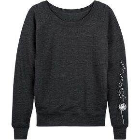 Instant Message - Dandelion - Women's French Terry Long Sleeve Shirt in Kuwait