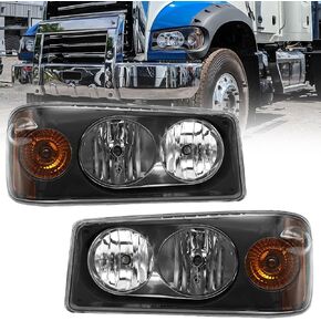 Headlight Fit for Mack Granite/ 2012-2018 GU4/ 2012-2018 GU5/ 2008-2018 GU7/ 2008-2018 GU8, Headlamp Headlights Black House (Left & Right Side) (Left & Right Side) in Kuwait