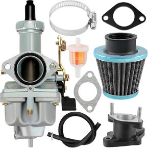 PZ27 Carburetor Compatible with 250cc 200cc 150cc ATV Go Kart Dirt Bike Carb Fits for TaoTao Coolster CG XR100 Predator Coleman KT196 CT200U Kazuma 27mm Baja Mini Bike Go Kart Parts with Air Filter in Kuwait