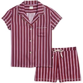 مجموعة بيجامات قصيرة مخططة وناعمة من TENCEL™ Classic من The Sleep Code in Kuwait