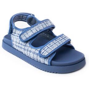 RF ROOM OF FASHION Women's Hook and Loop Double Strap Slingback Comfy Footbed Slide Sandals in Kuwait