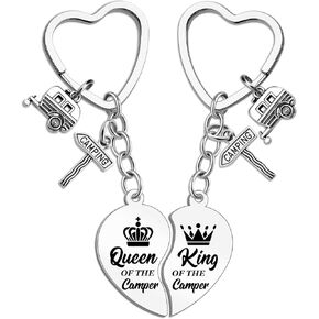 سلسلة مفاتيح تخييم لها، هدايا تخييم للنساء والرجال، ملحقات تخييم RV للذكرى السنوية لعيد الحب وعيد الميلاد للأزواج in Kuwait