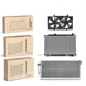 Replacement Parts for Radiator&AC Condenser&Cooling Fan Kit for Nissan Maxima 2007-2008 V6 3.5L Mod-A58PP-96392 in Kuwait
