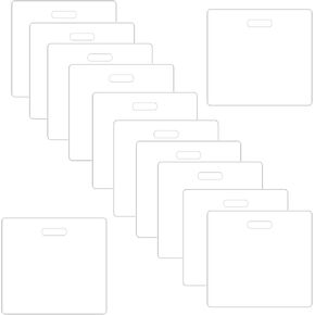 12 قطعة من شارة الأكريليك، شارة بادي بادي، 3.09 × 3.37 بوصة زخرفة طبية من الأكريليك لموظفي المكتب، المعلم، الممرضة، موظف الاستقبال، تكنولوجيا المختبر in Kuwait