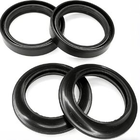 4PCS Fork Seals and Dust Seal Kit for Motorcycle, Front Fork Oil Seal Wiper Replacement Set for Honda Shadow VLX 600 VT600 1988-2008 Nighthawk 700S CB700SC 1984-1986, Engine Accessories in Kuwait