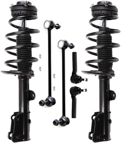 SCITOO - (6pcs) Front Strut Spring Assembly Stabilizer Bar Link Kit Tie Rod End fit for 2008-2016 for Chrysler Town & Country 2008-2018 for Dodge Grand Caravan in Saudi Arabia