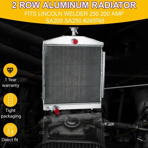 2 Row Radiator For Lincoln Welder 200 250 AMP SA200 SAF300 G10877198 SAE300 Automotive Replacement Engine Radiators in Kuwait