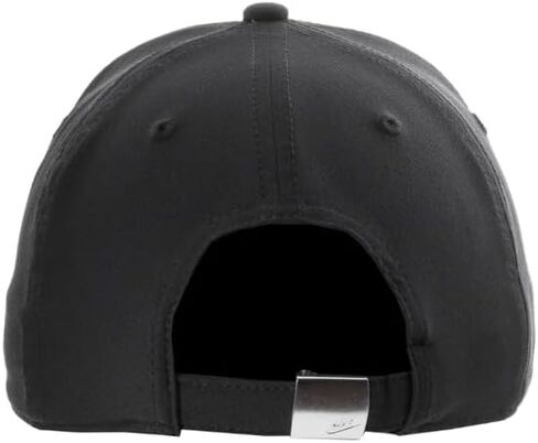 قبعة جوردان نايكي المعدنية بشعار النادي قبعة معدنية Futura SNAPBACK مقاس موحد (أسود × فضي) in Saudi Arabia