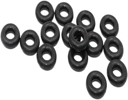 50 قطعة/الوحدة مطاط النتريل الأسود NBR 70A O-ring CS 2 مللي متر OD 5/5.5/6/6.5/*2 مللي متر O-حلقة طوقا النفط. (OD6.5xID2.5,70A- 50 قطعة) in Saudi Arabia