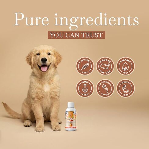 زيت تسنين مؤخرة الحيوانات الأليفة للجراء لوقف المضغ وتخفيف الانزعاج | طبيعي بالكامل، عضوي، آمن للكلاب، خالي من المواد الكيميائية (2 أونصة) in Kuwait