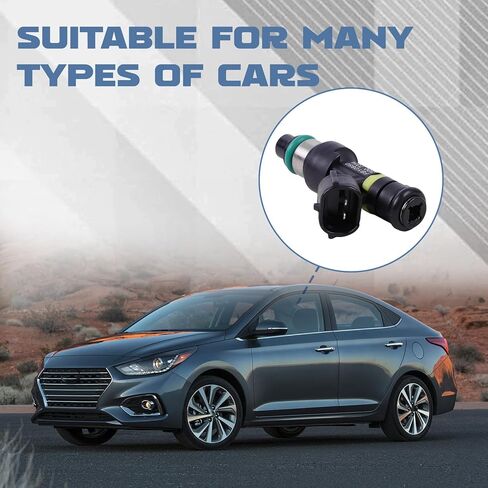 4 قطعة 16600-EN200 حاقن الوقود، يناسب 2007-2012 Sentra 2.0L/Versa 1.8L، لـ 2009-2014 Cube Tiida 1.8L، لـ 2013-2017 NV200 2.0L، استبدال حاقن الوقود FJ1056 FBY2850 in Saudi Arabia