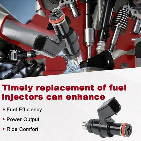 8 قطعة استبدال حاقن الوقود لـ 15710-21H00 15710 21H00 متوافق مع سوزوكي GSX1300R Hayabusa 2008-2012 GSX1300BK B-King 2008 GSX-R1000 2007-2014 King Quad 400 LTF400F ASi FSi 2011-2013 in Saudi Arabia