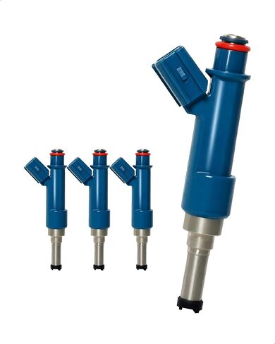 4-Count Fuel Injector Compatible with Prius 2010-2015, Tundra 2012-2013, Sequoia 2012-2013, Lexus CT200H - L4 1.8L & V8 5.7L Replacement for 84212373 FJ1055 23209-39195 23250-37020 23209-37020 in Kuwait