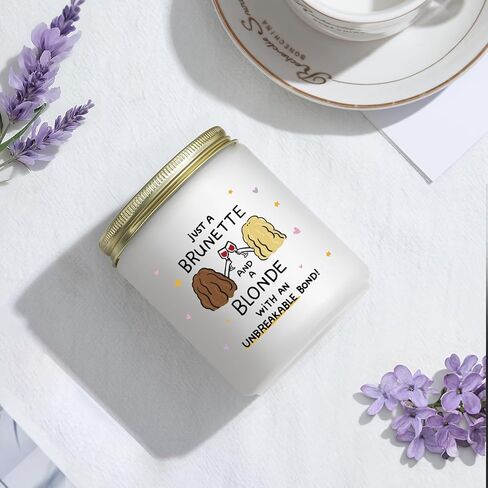 هدايا عيد ميلاد للنساء من لاكريما - أفضل هدية لعيد ميلاد الصداقة للنساء Bestie BFF، هدية شمعة اللافندر in Kuwait