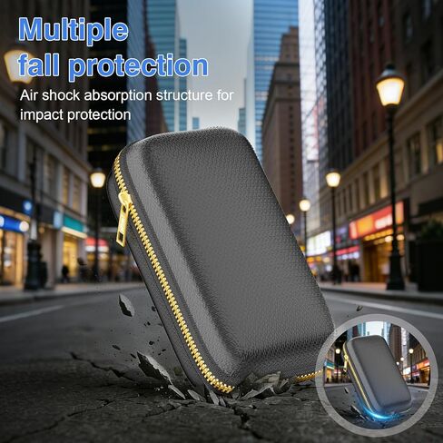 حافظة صلبة للحماية المحمولة مقاومة للحريق من تامفيل لبنك الطاقة، صندوق حمل إلكتروني مقاوم للانفجار وعازل للحرارة مع سحاب مقاوم للحريق وجيب داخلي شبكي، للهاتف، ونظام تحديد المواقع، والقرص الصلب، وشحن USB in Kuwait