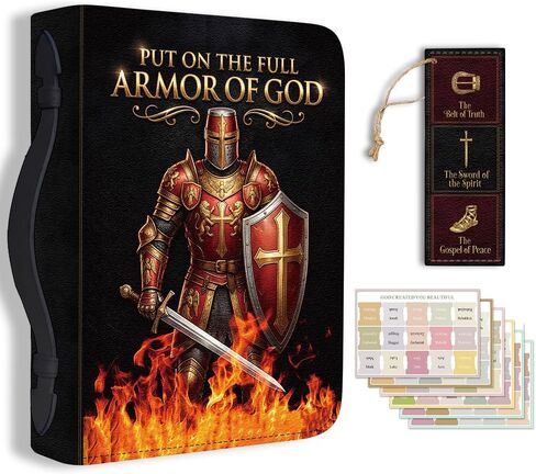 Birds Bible Cover Case for Men Women Titmouse Flowers Bible Cover with Bookmark Winter Nature Durable Carrying Book Cases with Handle Zipper PU Leather Bags for Office(Red) in Saudi Arabia