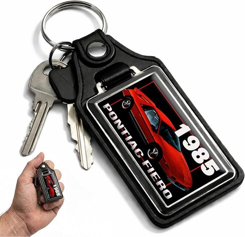 Brotherhood 1986 Compatible with Fiero GT Emblem Design Keychain Key Holder Key Ring in Kuwait