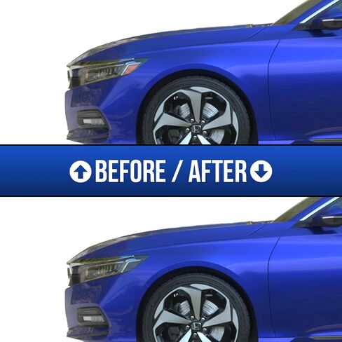 Amber Delete Headlight Tint Compatible with 2018-2022 Honda Accord in Kuwait