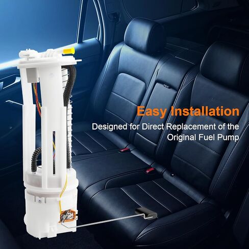 Electric Fuel Pump Module Assembly Compatible with 2005 2006 2007 Jeep Liberty 3.7L V6 2.4L L4 Petrol Sport Utility with Sending Unit, Replace E7199M E7207 FG0929 P76100M in Saudi Arabia