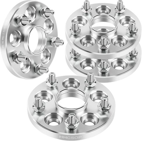 5x100 to 5x114.3 Forged Wheel Spacer 15mm for Subaru Impreza BRZ Baja Forester Legacy Outback | Scion FR-S | Toyota 86, 4PCS 5x100 to 5x4.5 Hubcentric Wheel Adapters 56.1mm Hub Bore with 12x1.25 Studs in Saudi Arabia
