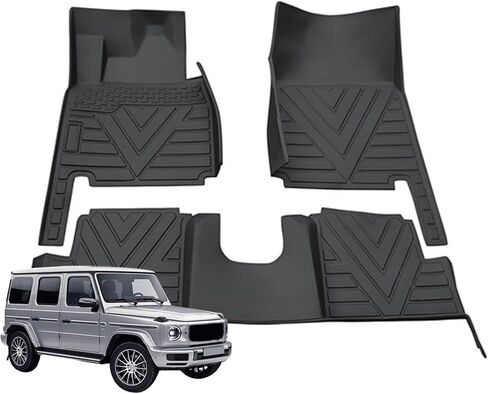 Priprilod Floor Mats Fit for Mercedes-Benz C Class W204 S204 2007-2014 All Weather Protector TPE Floor Liners Custom Fit Car Mats Non-Slip in Saudi Arabia