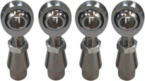 1/2" Heim Joint Kit - Chromoly Heim Joints 1/2" for 1" OD .120 Wall Tube - Fabricate 4-Link Tie Rod Ends Suspension Steering UTV Rock Crawler Sand Rail Hot Rod Johnny Joint [6101A9] 4-Set in Kuwait