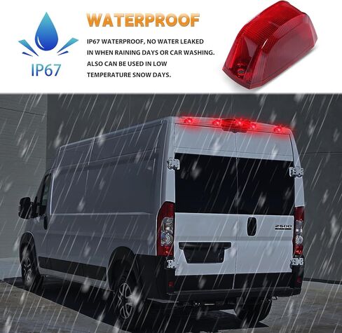 Rear Cab Roof Top Marker Lights Led Clearance Running Lamps with OE Socket for 2014-2020 Dodge Ram ProMaster 1500 2500 3500 in Saudi Arabia